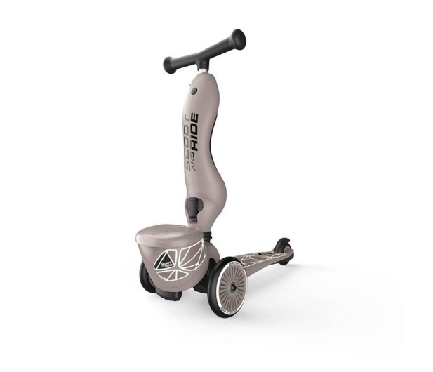 Scoot & Ride Highwaykick 1 Lifestyle Jeździk i hulajnoga 2w1 Brown Lines - 1109673 - zdjęcie 9